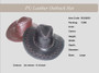 LEATHER LOOK OUTBACK HAT