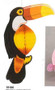 TOUCAN HONEYCOMB HANGING DECORATION 43 CM