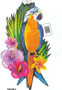 LUAU TROPICAL BIRD CUTOUT 43 CM X 24 CM