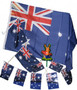 AUSTRALIAN FLAG 50 X 25 cm PACK 1