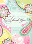 THANK YOU NOTES SWEET PAISLEY 20 SHEETS