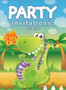 PARTY INVITES DINO 20 SHEETS