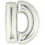 Silver Letter D Megaloon Balloon