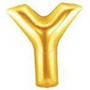 Gold Letter Y Megaloon Balloon