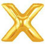 Gold Letter X Megaloon Balloon