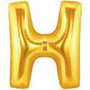 Gold Letter H Megaloon Balloon