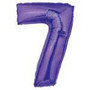 Purple Number 7 Megaloon Balloon