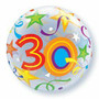 56cm Bubble 30 Brilliant Stars Bubble Balloon