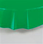 PLASTIC TABLECOVER ROUND 213cm  GREEN