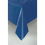 PLASTIC TABLECOVER RECTANGLE 137 X 274cm NAVY BLUE P1