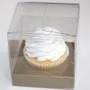 CLEAR SINGLE SERVE CUPCAKE BOX >