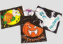 HALLOWEEN PLASTIC TOTE BAGS X 3