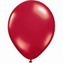 12cm Jewel Ruby Red Latex Balloon