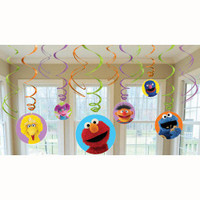 Sesame Street Hanging Swirls Pk 12