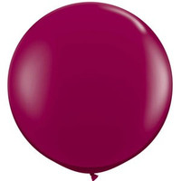 Large Burgundy Balloon 90cm Latex