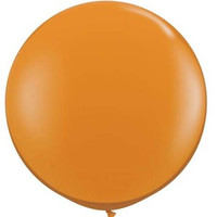 Large Mandarin Orange Balloon 90cm Latex