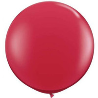 Large Ruby Red Balloon 90cm Latex