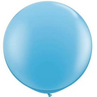 Large Standard Pale Blue Balloon 90cm Latex