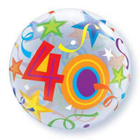 40 Birthday Balloon Bubble