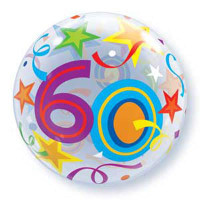 60 Birthday Balloon Bubble