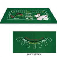 Blackjack and Craps Set Felt