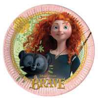 Disney Brave Party Plates Pk 8