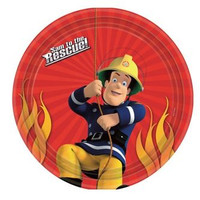 Fireman Sam Party Plates Pk 8