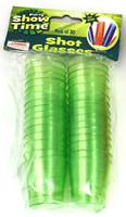 Shot Glasses Pk 30 Green