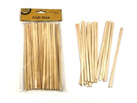 NATURAL THIN CRAFT STICKS PK 80