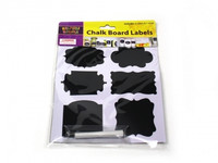 CHALKBOARD LABELS Pk 6 with 1 Chalk