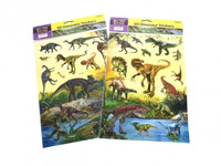 3D Dinosaur Sticker Sheet