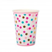 Confetti Paper Cups Pk 8