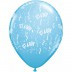 12cm Its a Boy Blue Standard Latex Balloon   PK100