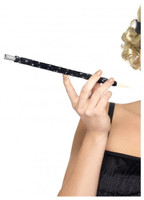 Black Sequinned Cigarette Holder