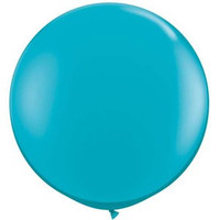 Large Teal Balloon 90cm Latex