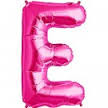 Letter D Megaloon Pink Foil 86cm Shape