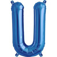 Blue Letter U Megaloon Balloon