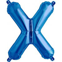 Blue Letter X Megaloon Balloon