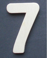 Wooden Number 7