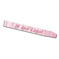 18 and Legal Sash Assorted Colours
