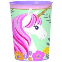 PLASTIC CUP MAGICAL UNICORN (473ML)