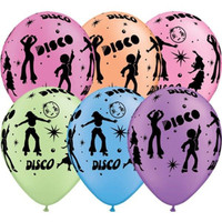 Disco Neon Assortment Latex Balloon Pack of 50