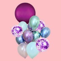 Purple Ombre balloon bouquet