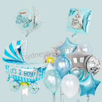 It's a boy balloon bouquet combo