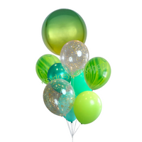 Pretty green balloon bouquet