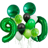 Emerald green balloons bundle