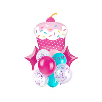 Cupcake balloon bouquet