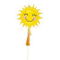 Supershape Sunshine Foil Balloon with tassel