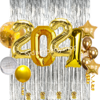 Glamorous New year's eve balloon package