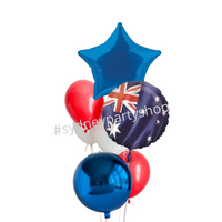 Australian Day balloon bouquet